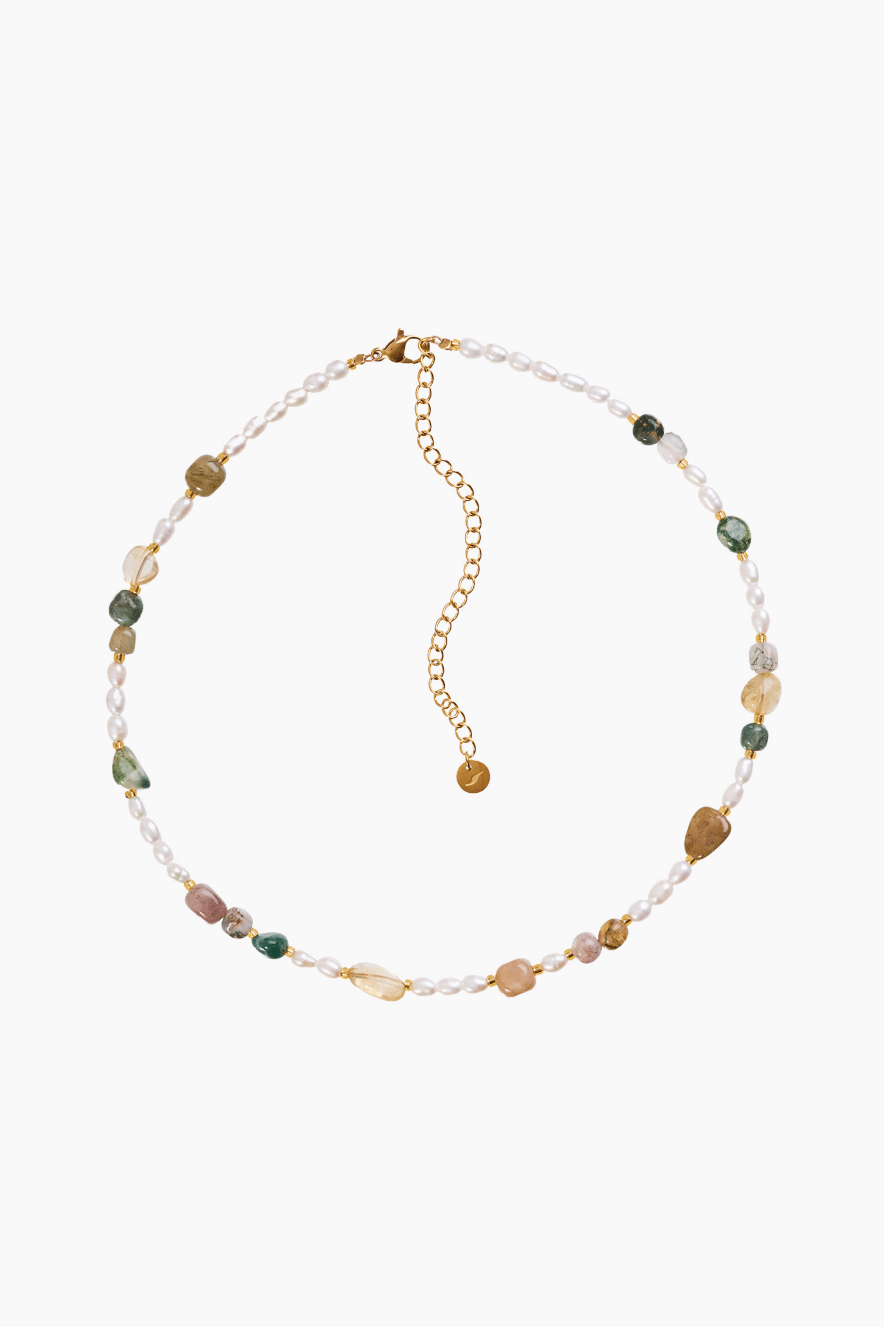 Agate Pearl Necklace - caliorjewelry