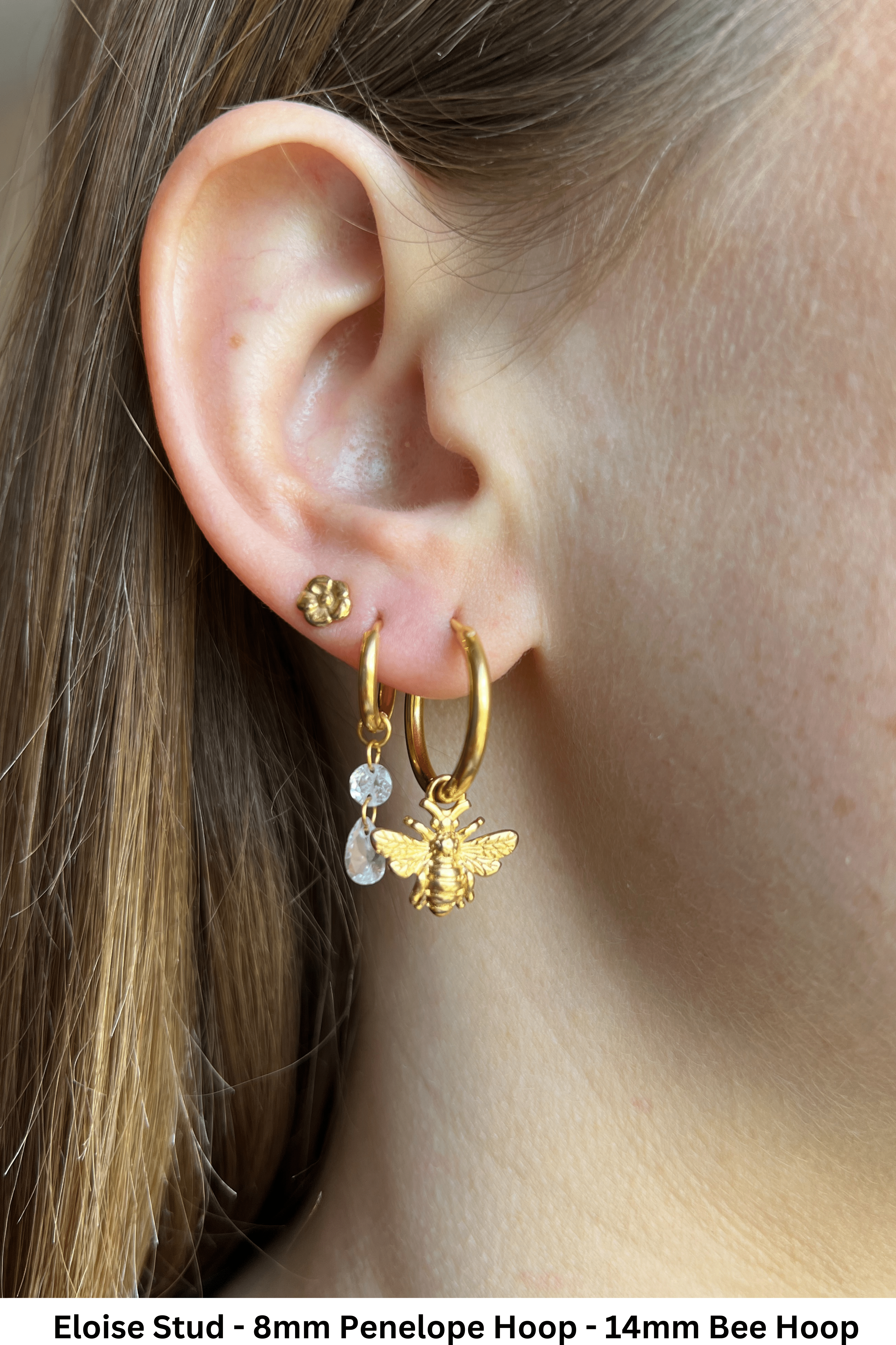 Bee Hoops (Vorbestellung möglich - Lieferung voraussichtlich Ende Juni) - caliorjewelry