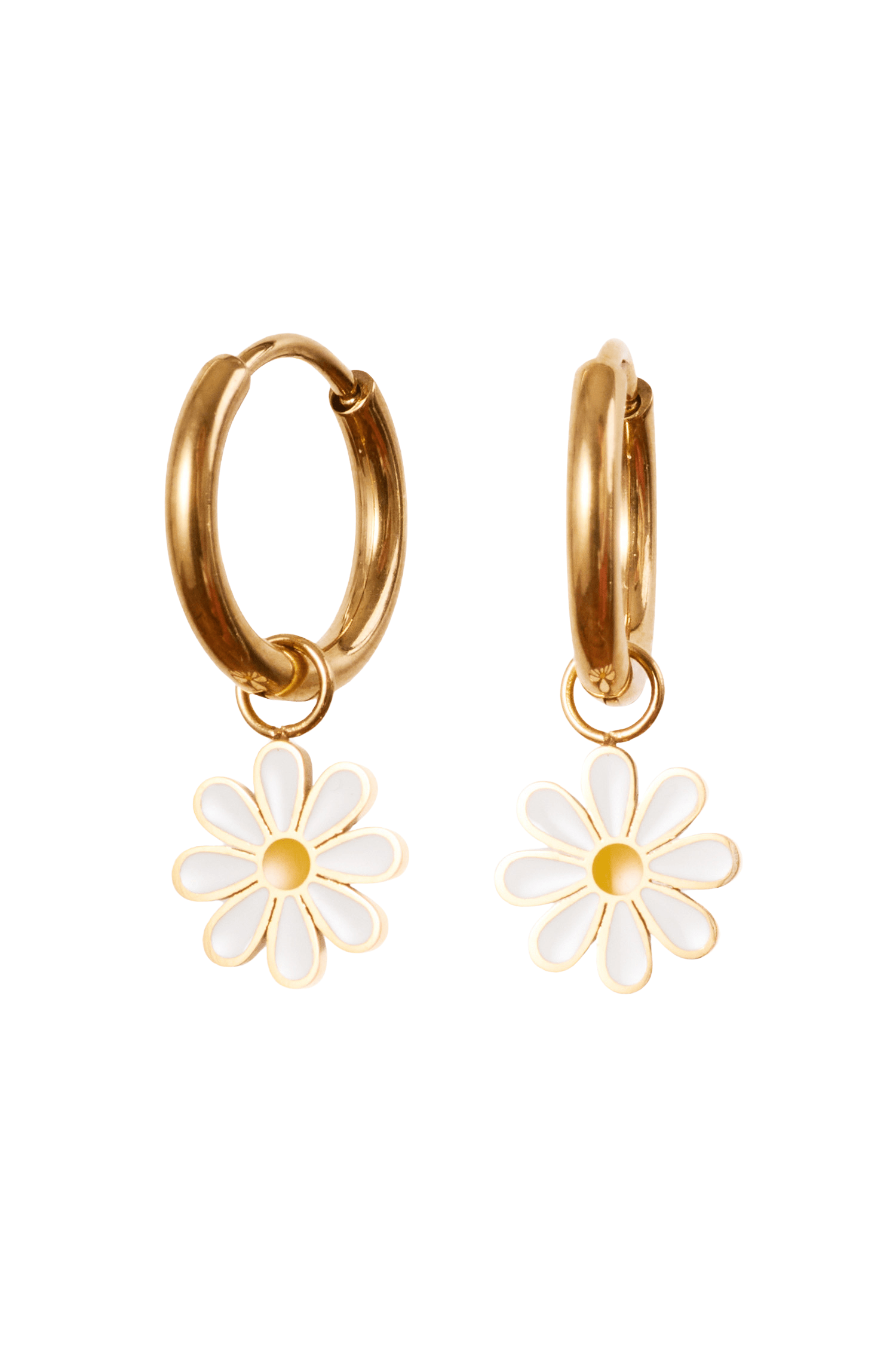 Daisy Hoops - caliorjewelry