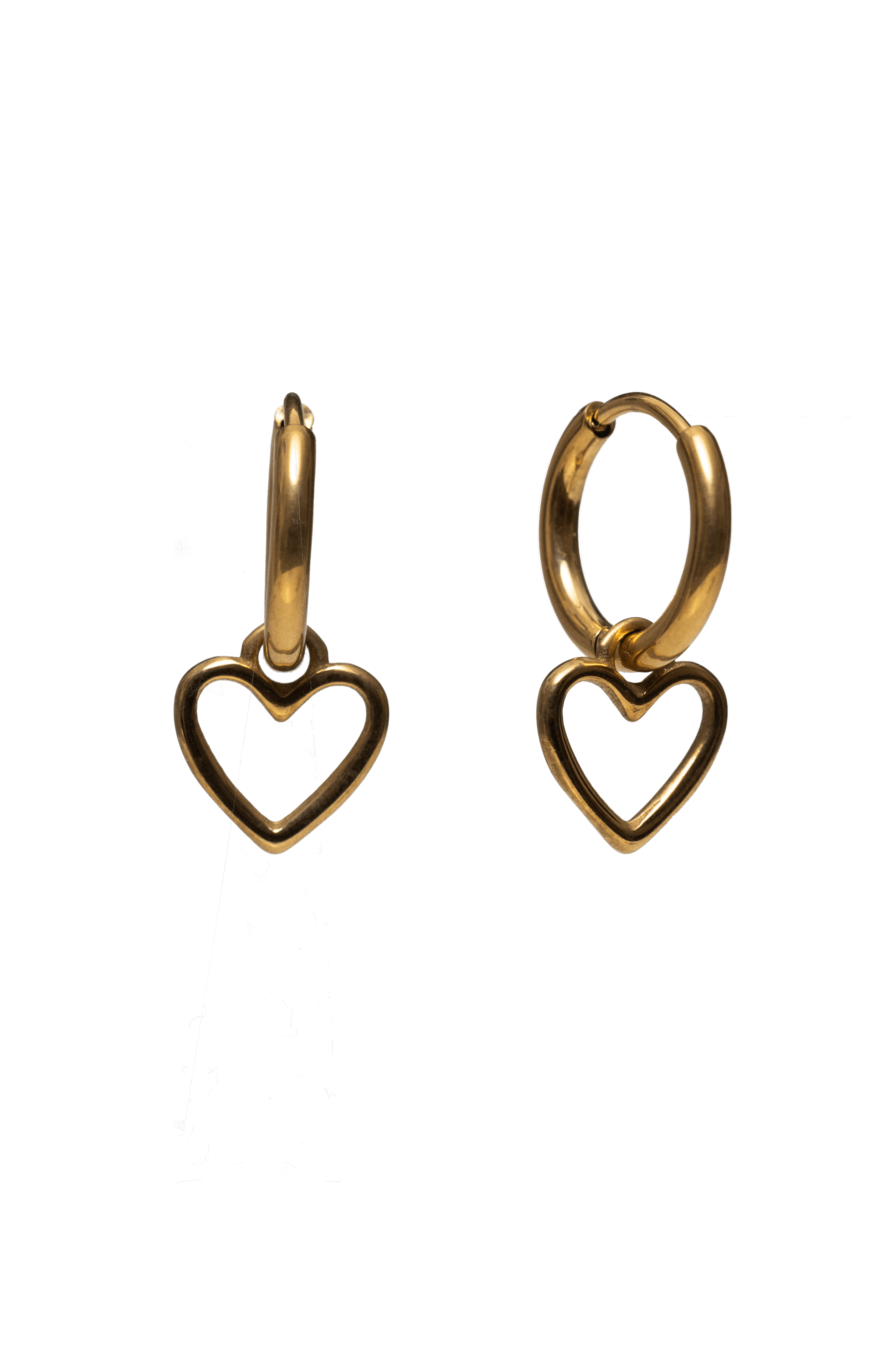 Heart Hoops - caliorjewelry