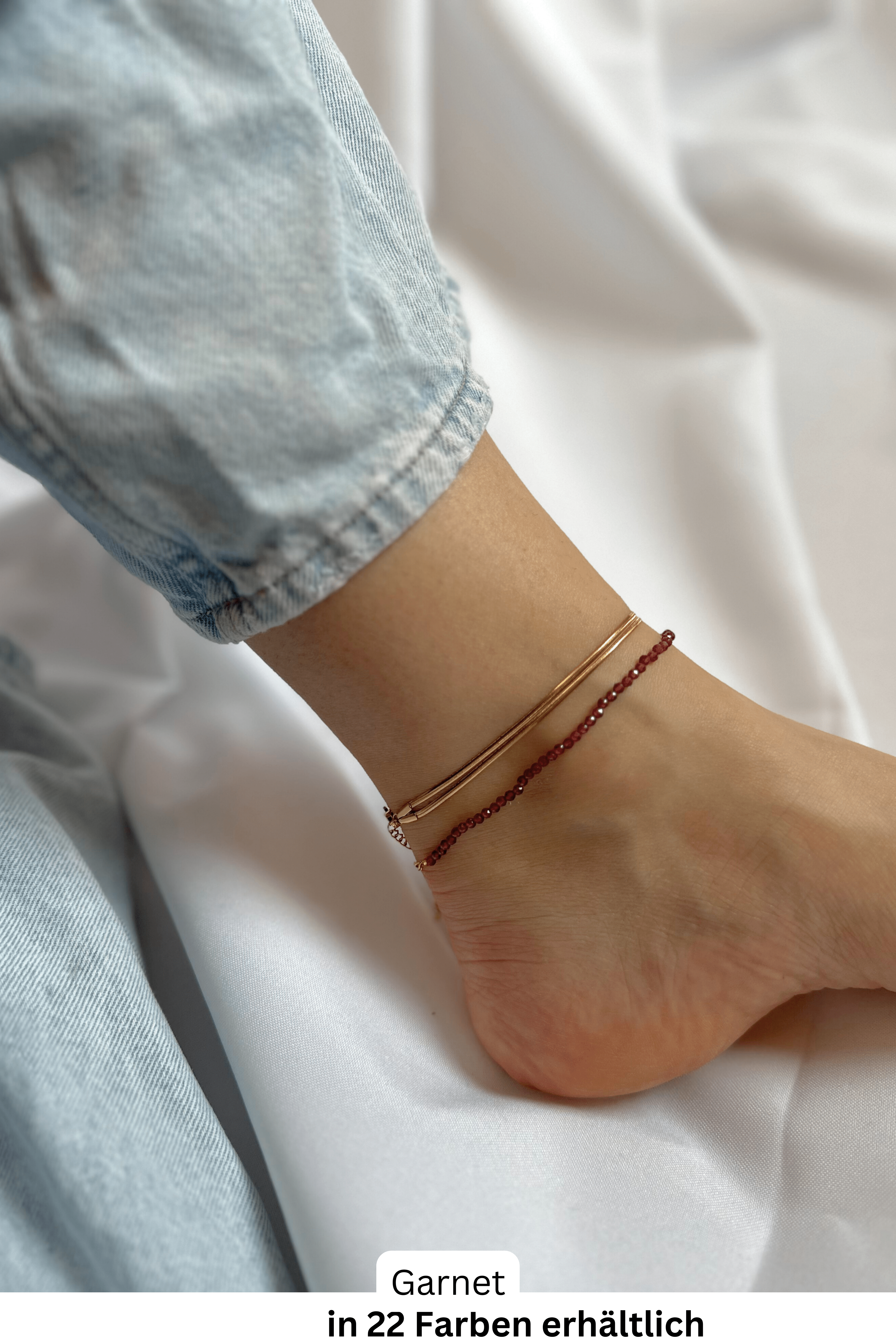 Natural Stone Anklets - caliorjewelry