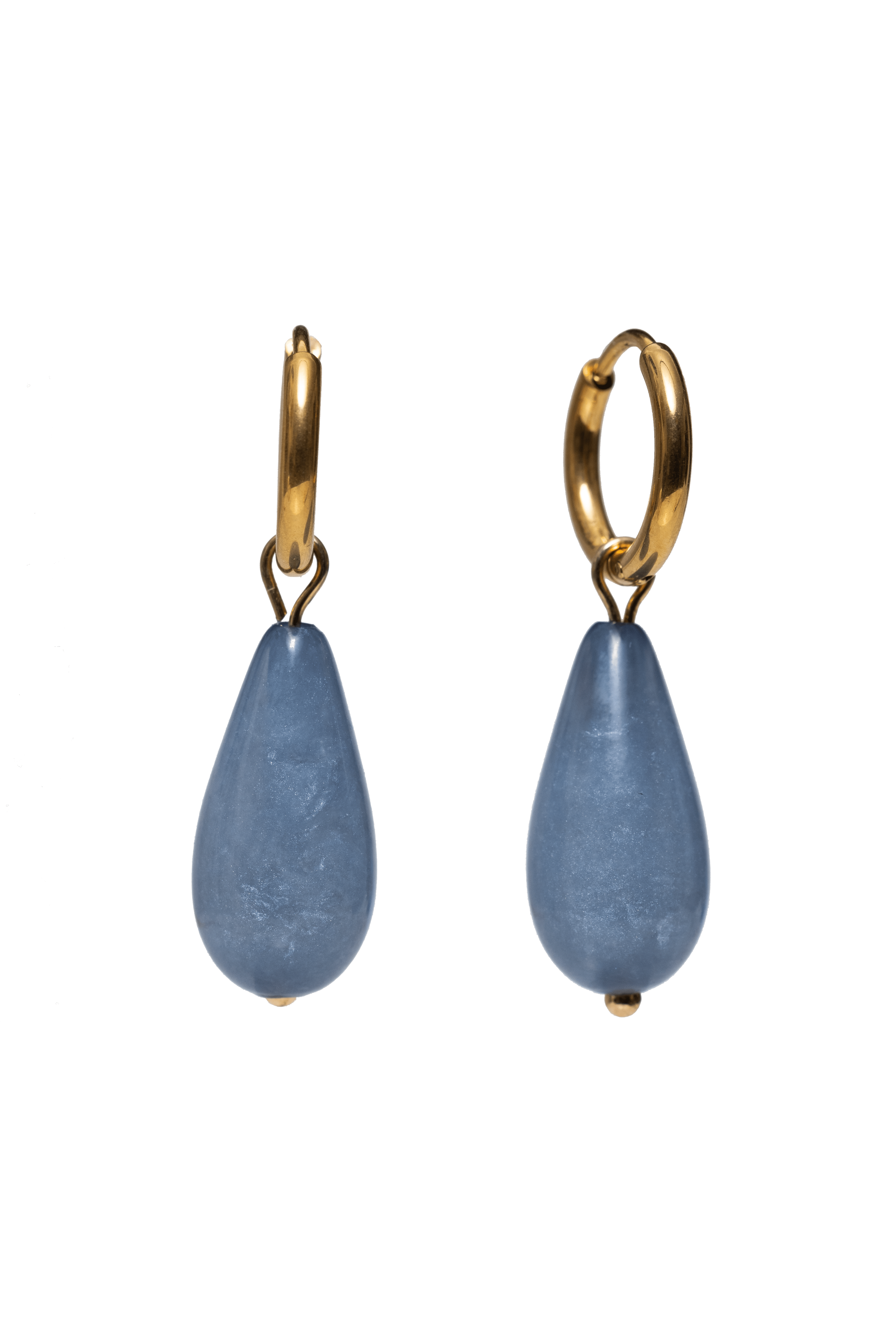 Ocean Drop Hoops - caliorjewelry