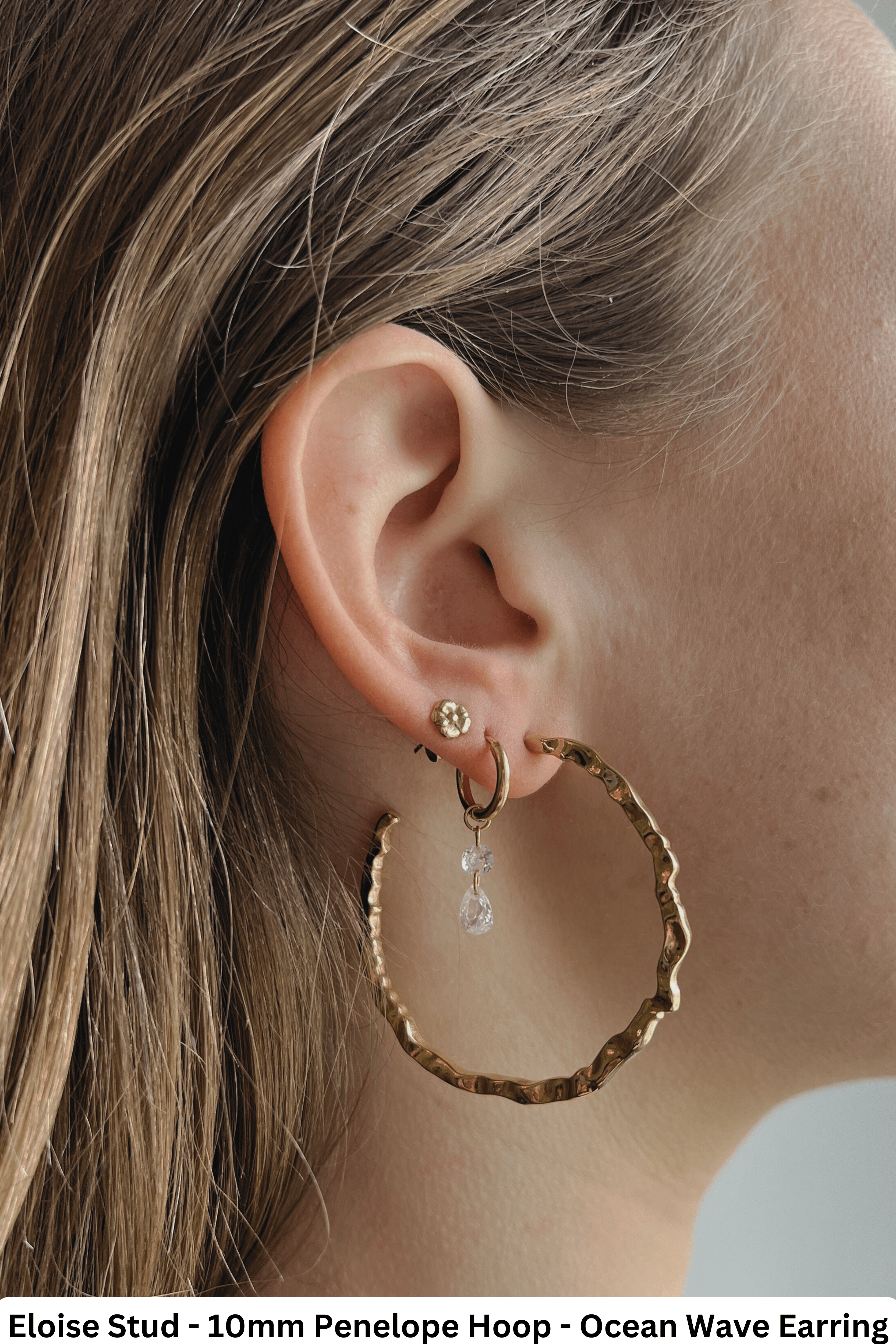Ocean Wave Earrings - caliorjewelry