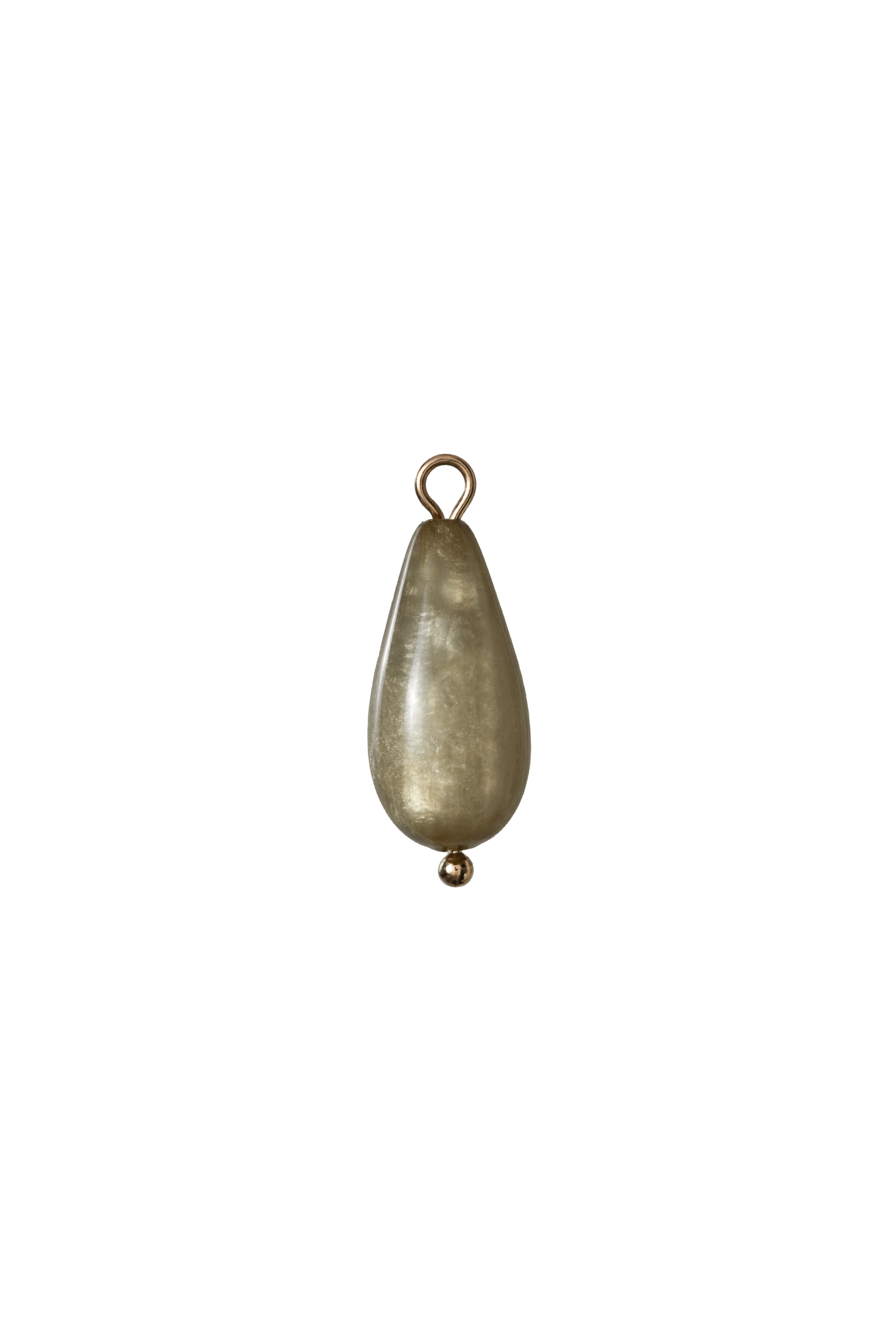 Olive Drop Charm - caliorjewelry