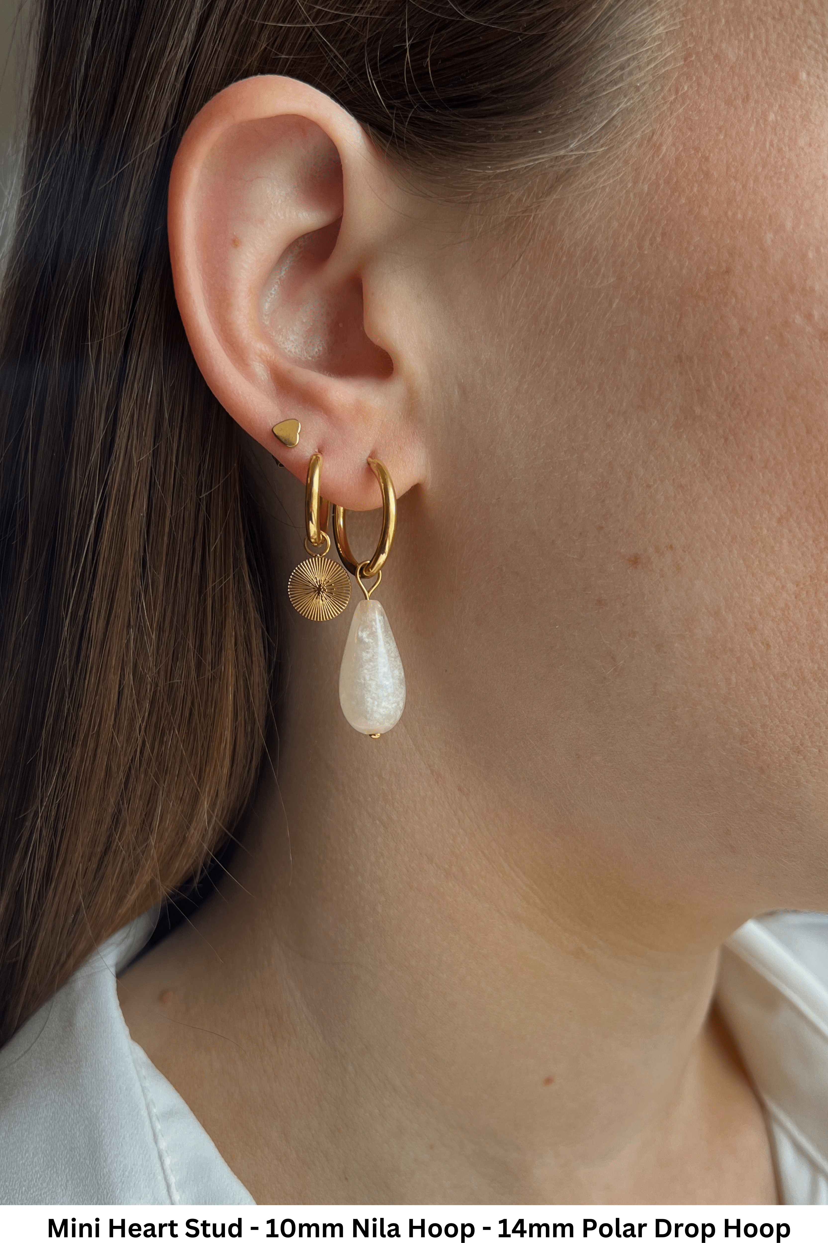 Polar Drop Hoops - caliorjewelry