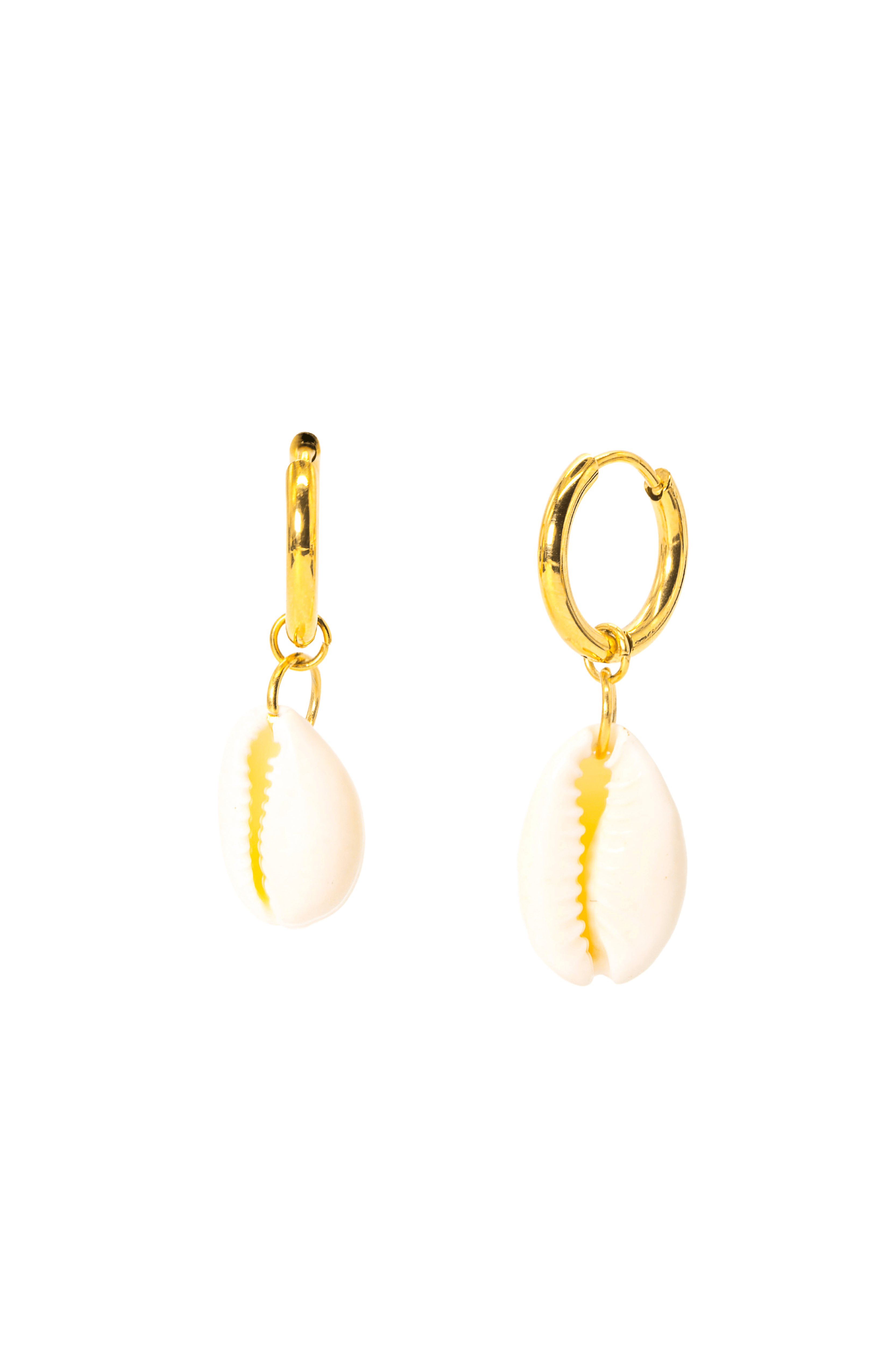 Shell Hoops - caliorjewelry