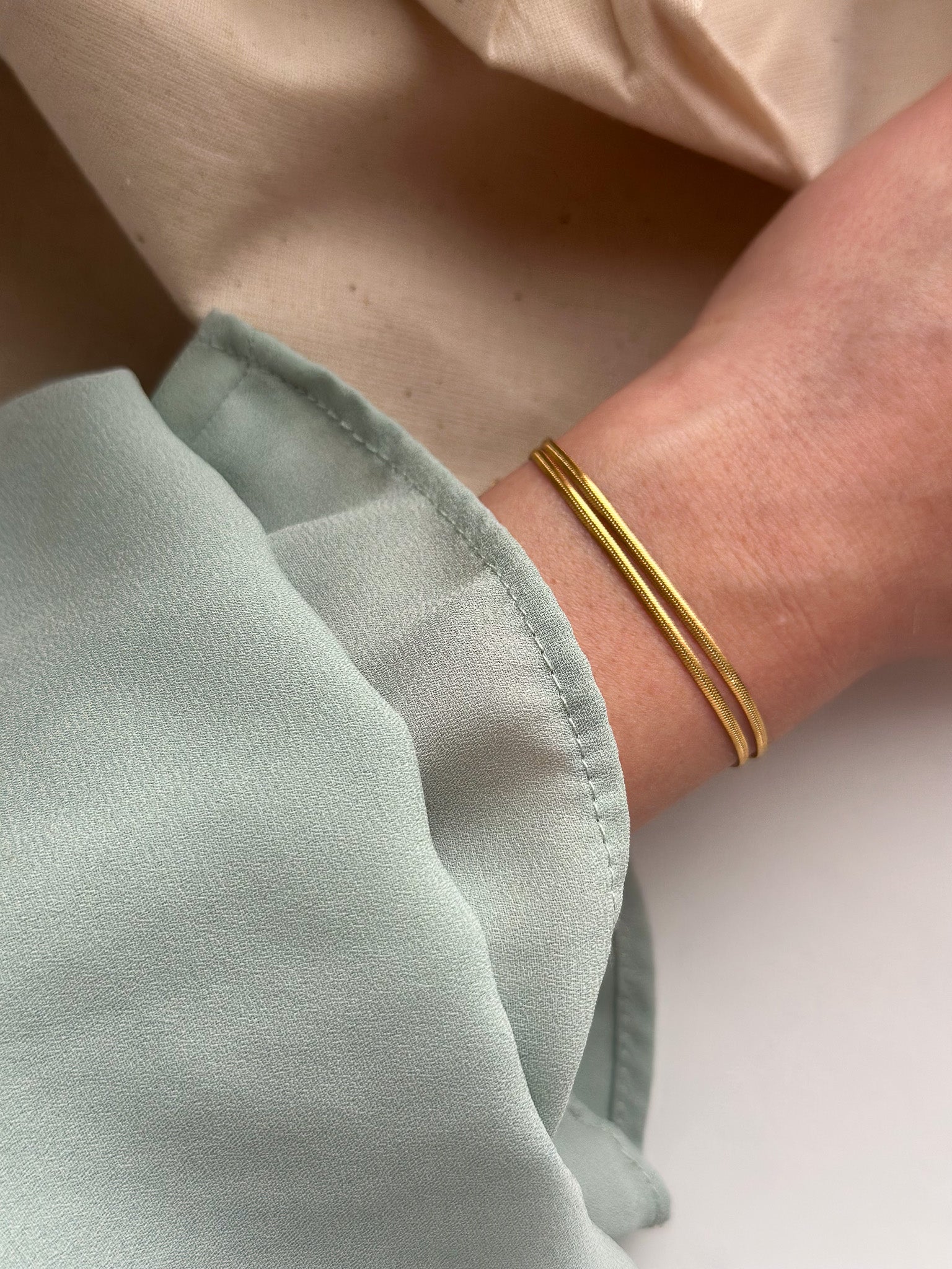 Hailey Double Bracelet - caliorjewelry