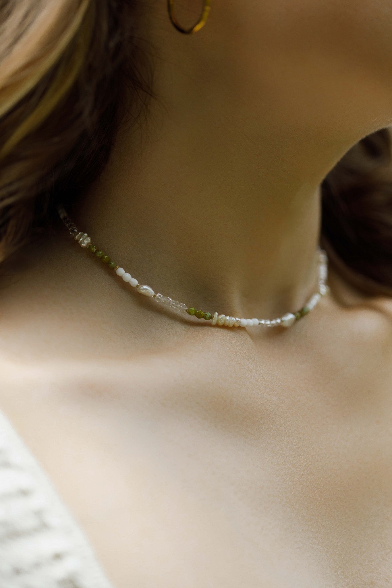 Sweetdream Necklace Green - caliorjewelry