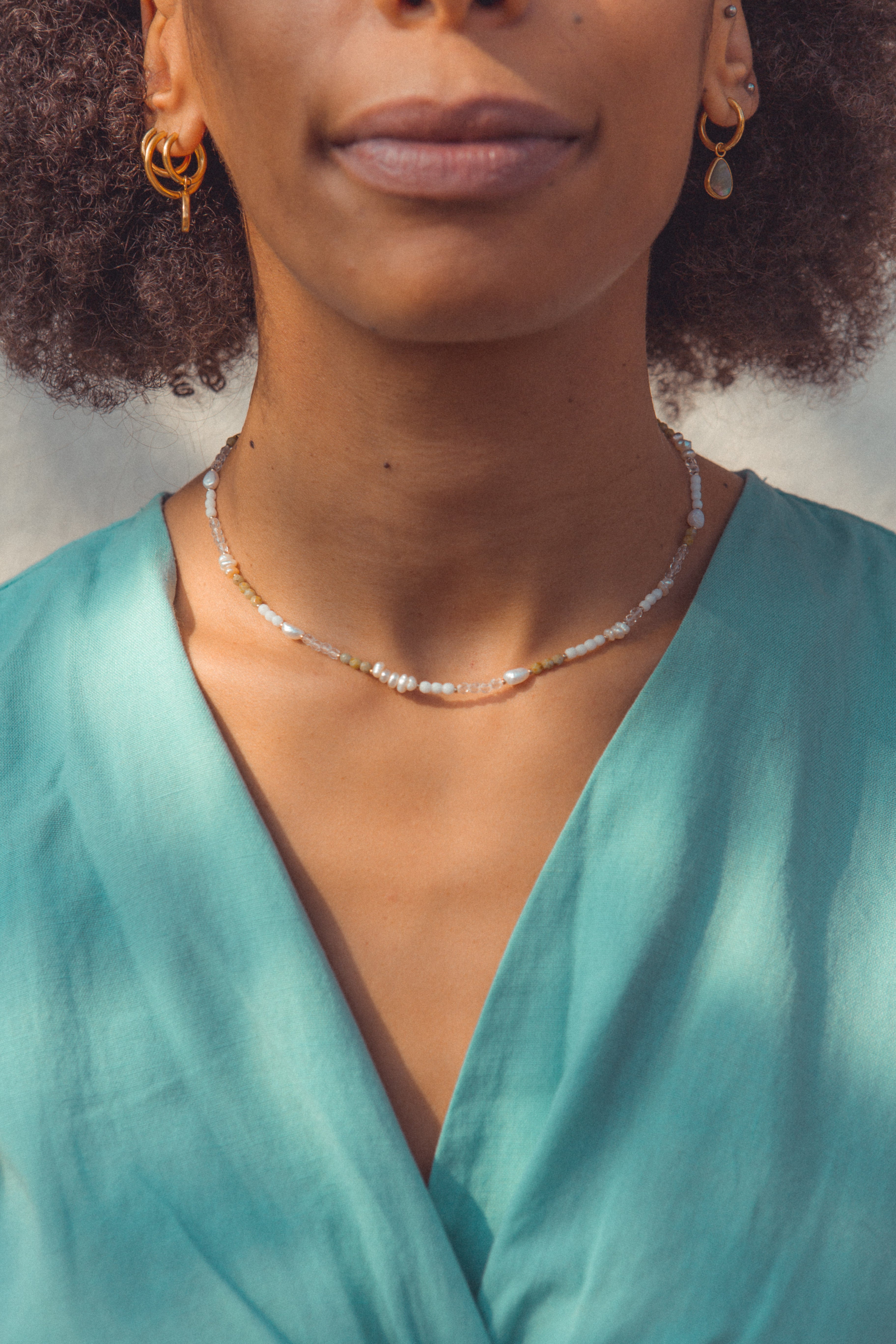 Sweetdream Necklace Green - caliorjewelry