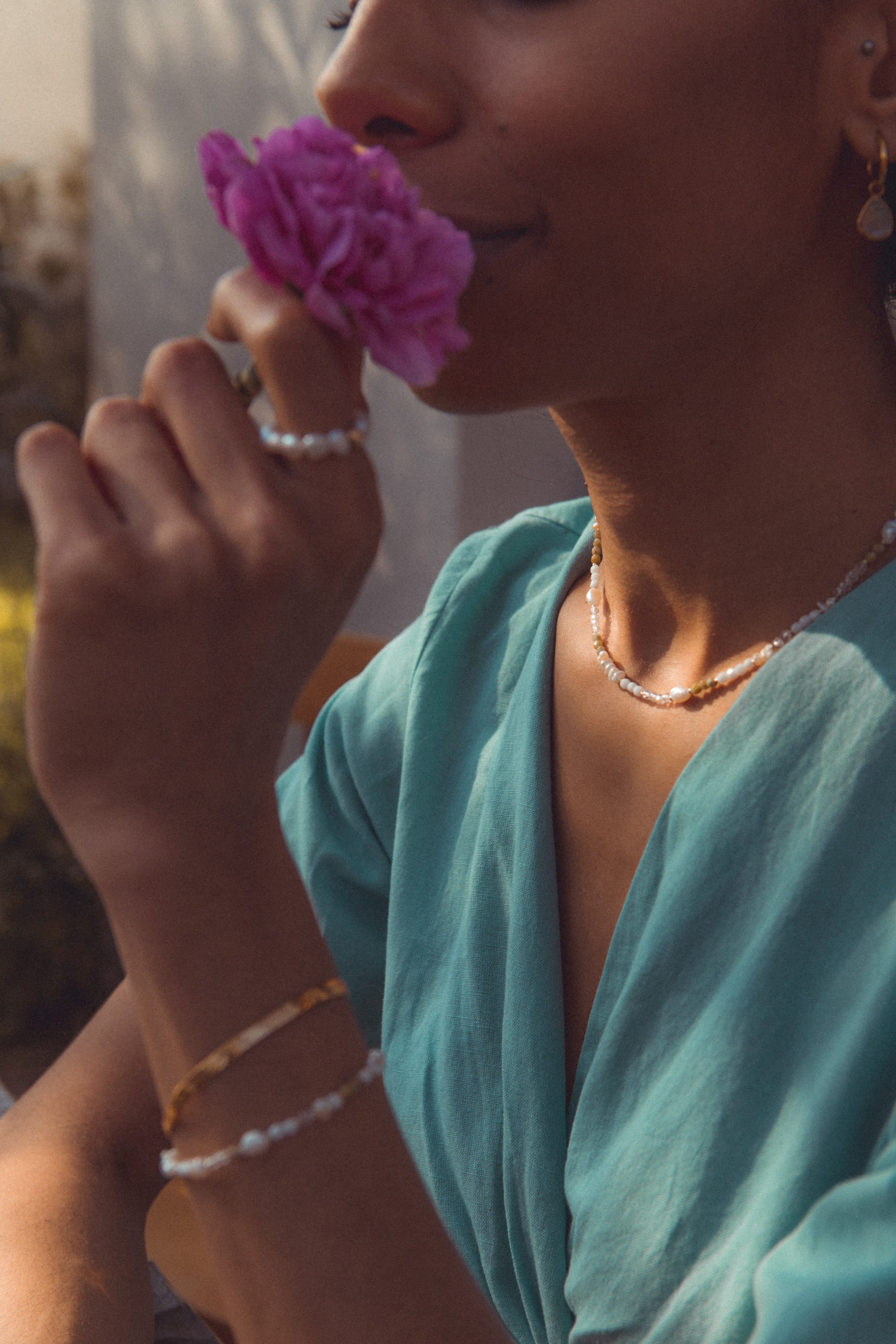 Sweetdream Necklace Green - caliorjewelry