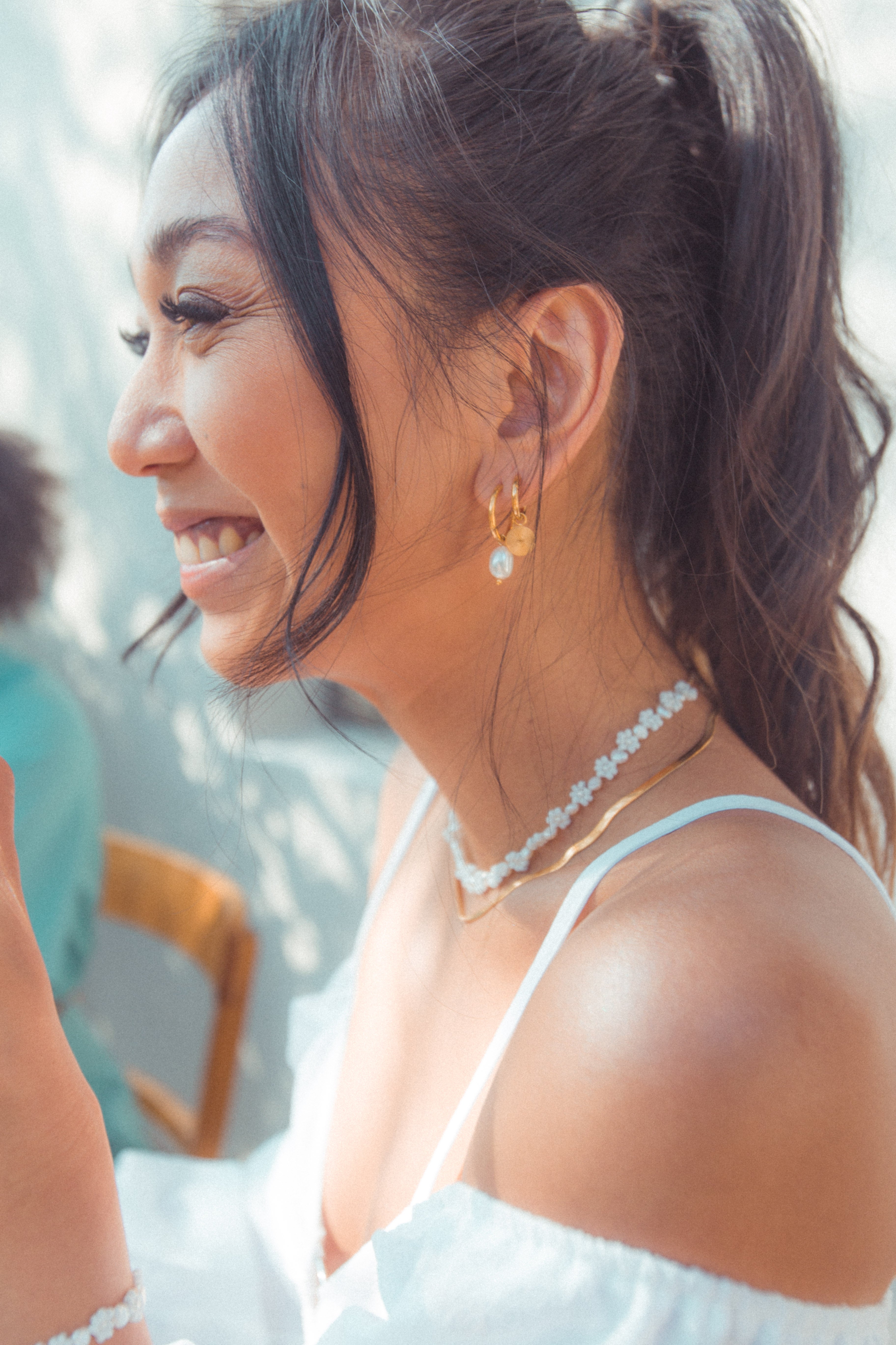 White Daisy Set - caliorjewelry