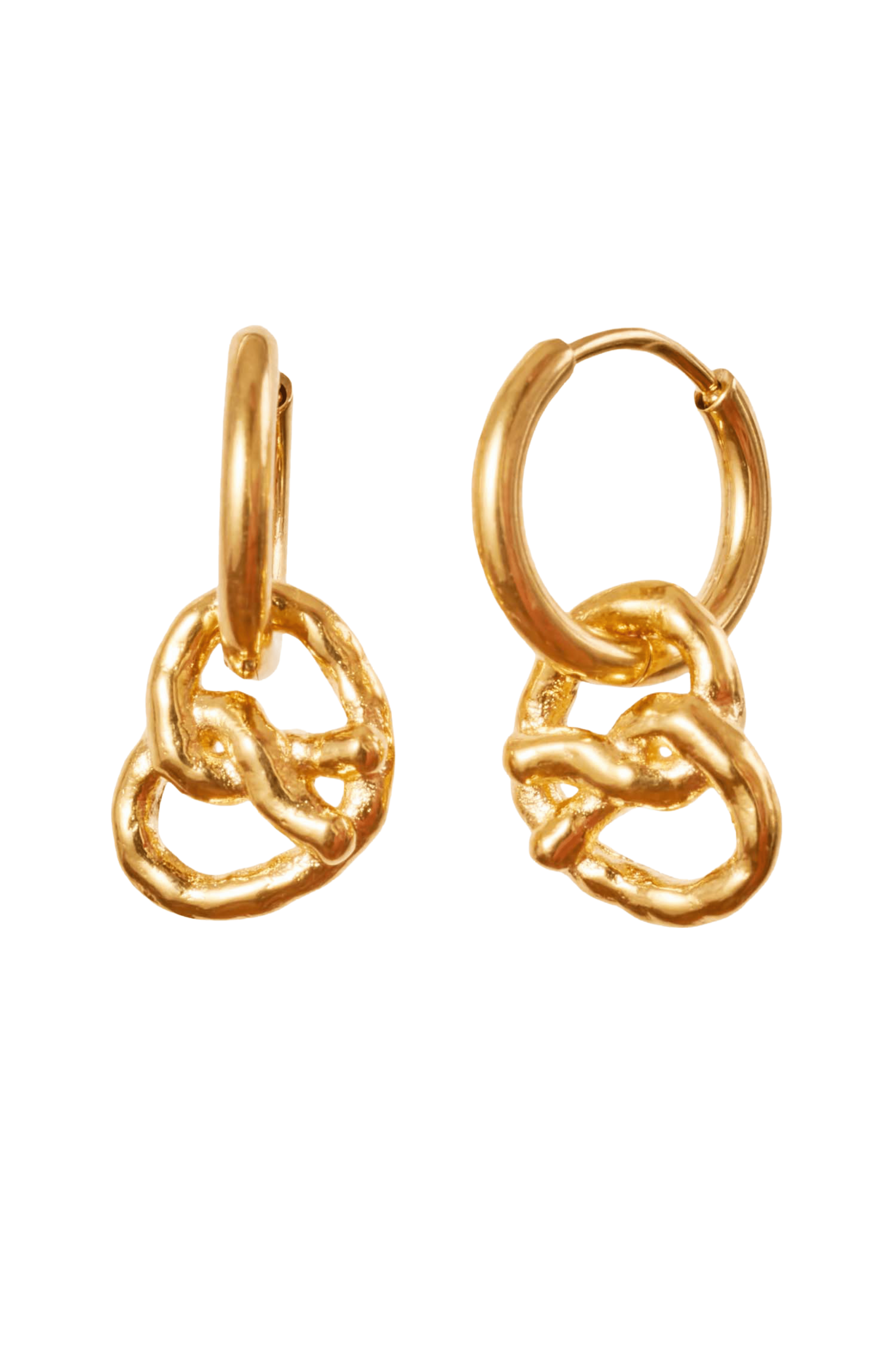 Brezel Hoops - caliorjewelry