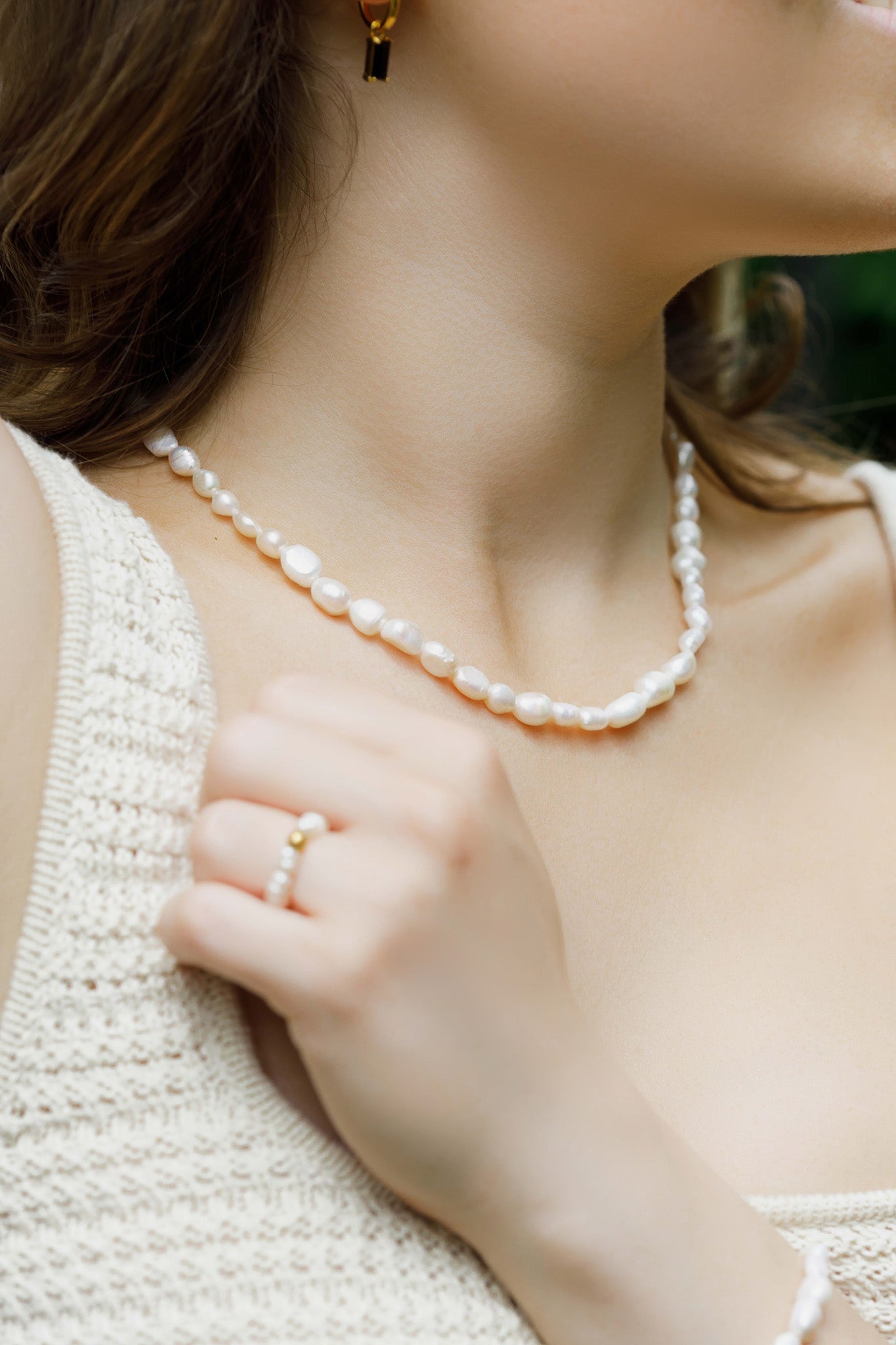 Chunky Pearl Necklace - caliorjewelry