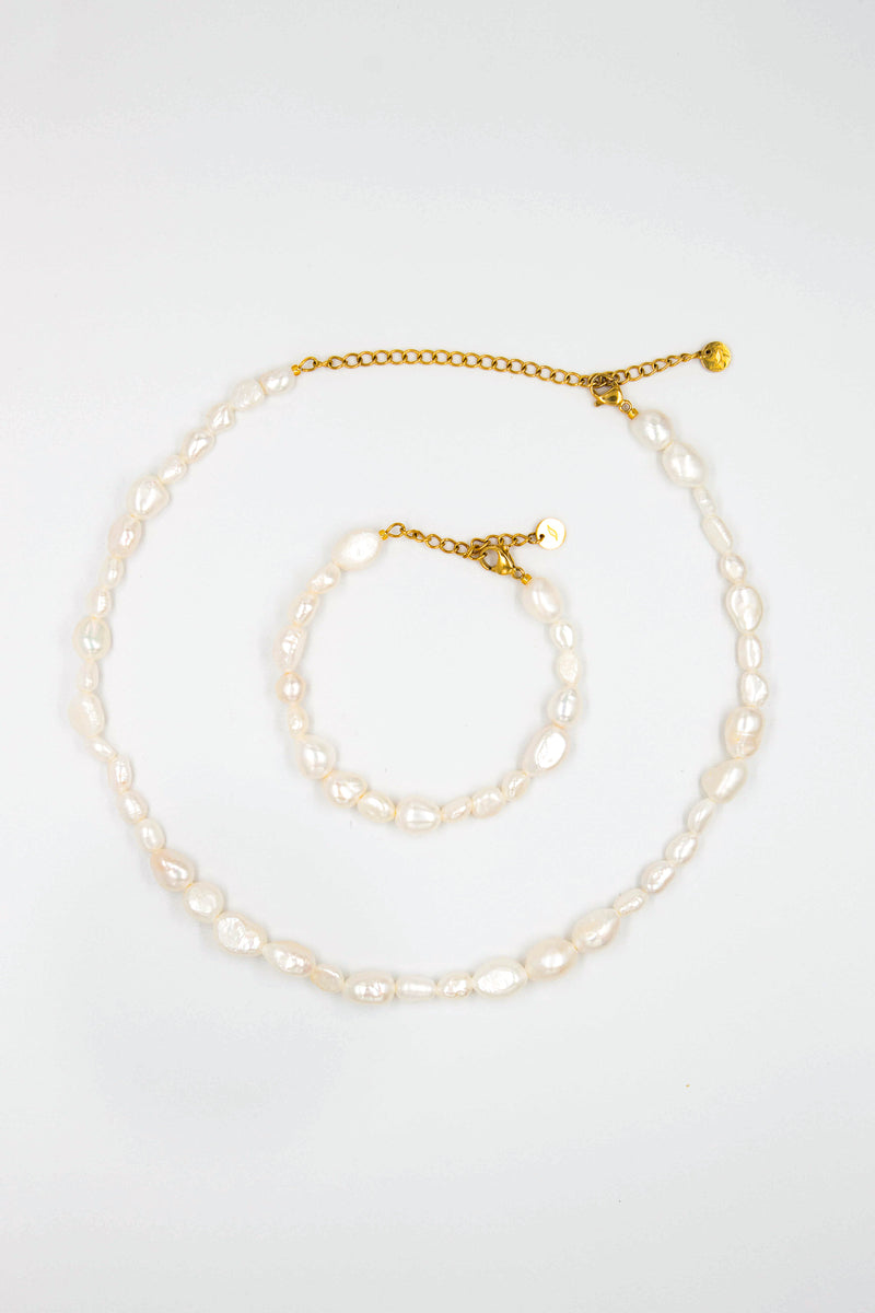 Chunky Pearl Set - caliorjewelry
