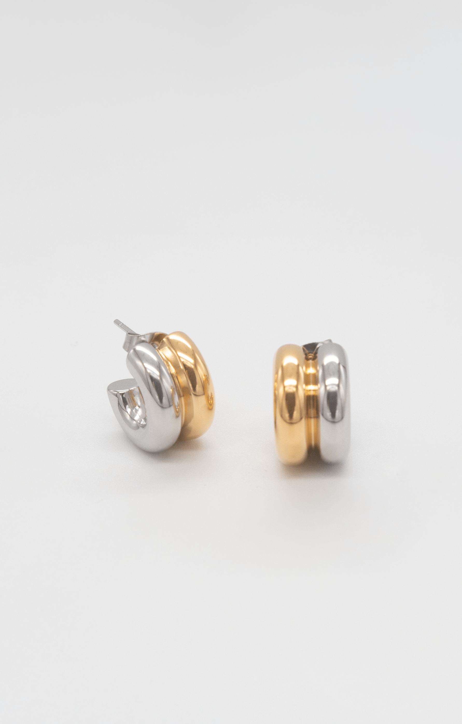 Gold and Silver Earrings - caliorjewelry