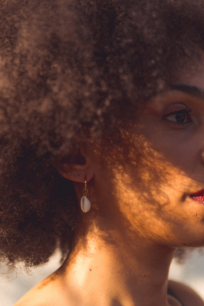 Shell Hoops - caliorjewelry