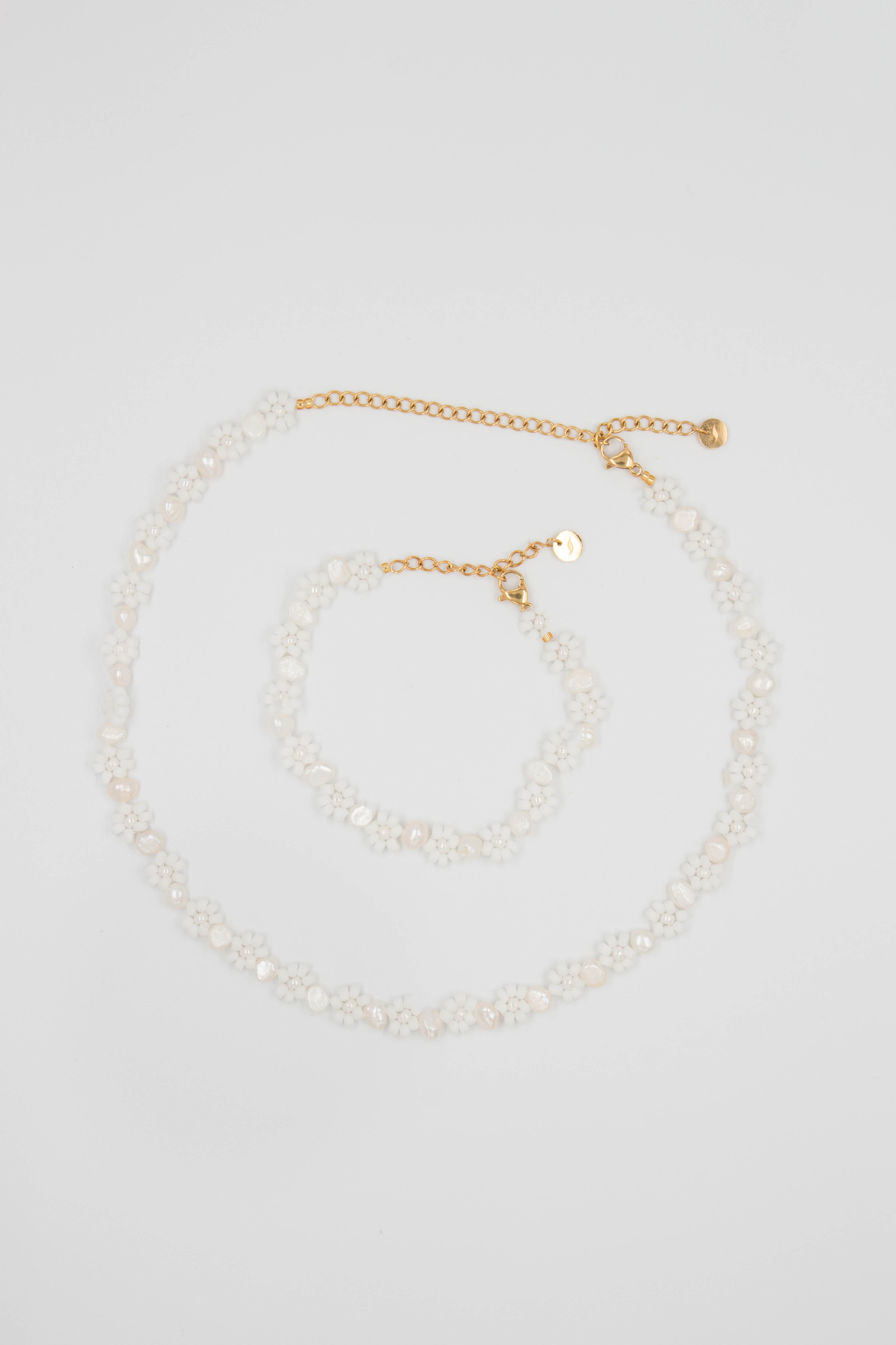 White Daisy Set - caliorjewelry